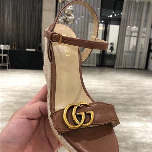 High Quality Luxury Gucci Wedge Sandals – Style 34803 product detail