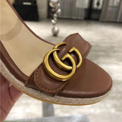 High Quality Luxury Gucci Wedge Sandals – Style 34803 product detail