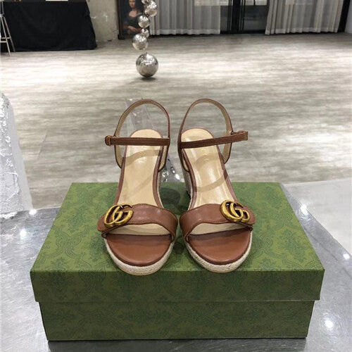 High Quality Luxury Gucci Wedge Sandals – Style 34803 product detail