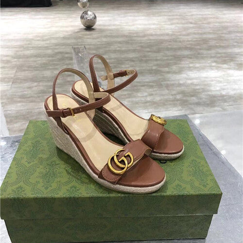 High Quality Luxury Gucci Wedge Sandals – Style 34803