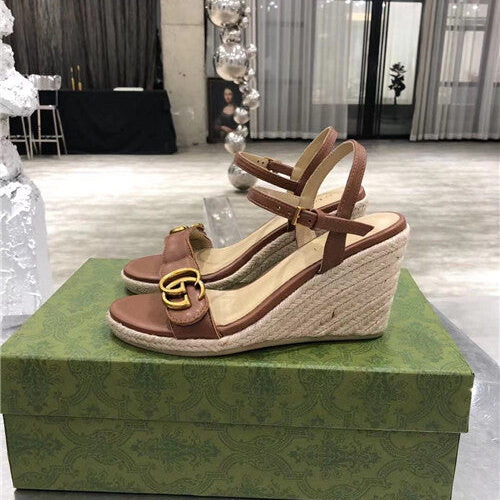 High Quality Luxury Gucci Wedge Sandals – Style 34803 product detail