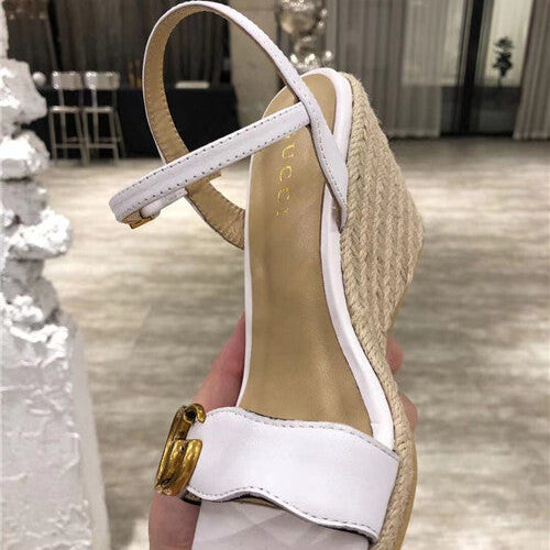 High Quality Luxury Gucci Wedge Sandals – Style 08819 product detail