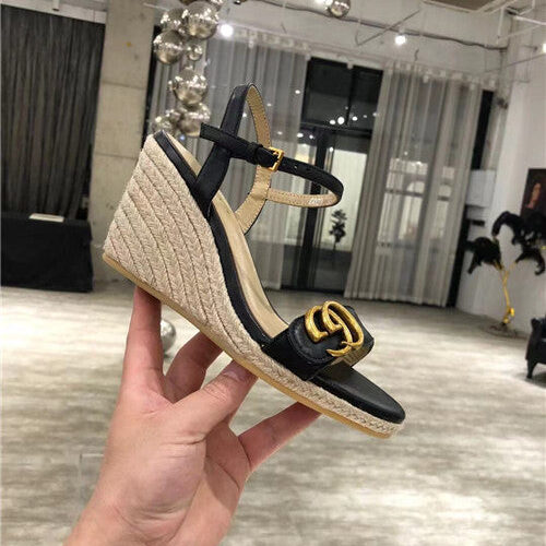 High Quality Luxury Gucci Wedge Sandals – Style 41587 product detail