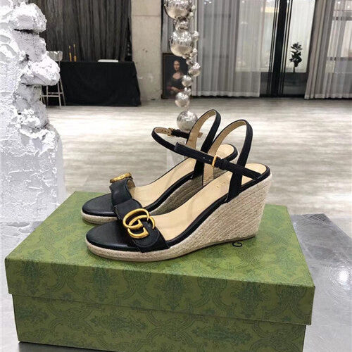 High Quality Luxury Gucci Wedge Sandals – Style 41587
