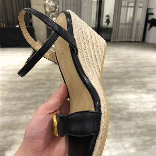 High Quality Luxury Gucci Wedge Sandals – Style 41587 product detail