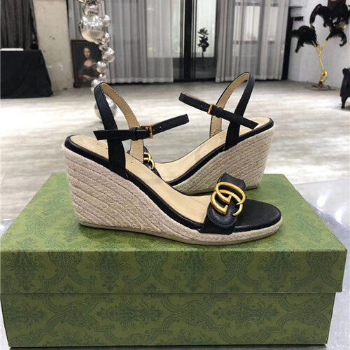 High Quality Luxury Gucci Wedge Sandals – Style 41587 alternate view