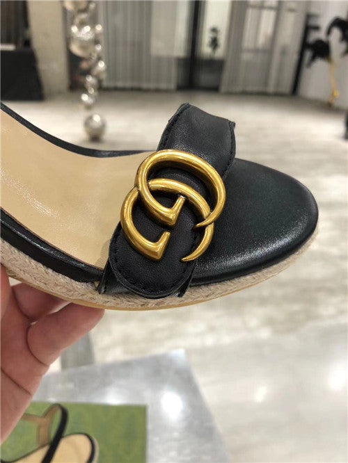 High Quality Luxury Gucci Wedge Sandals – Style 41587 product detail