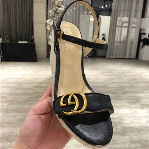High Quality Luxury Gucci Wedge Sandals – Style 41587 product detail