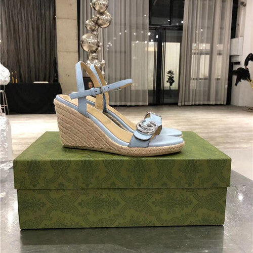 High Quality Luxury Gucci Wedge Sandals
