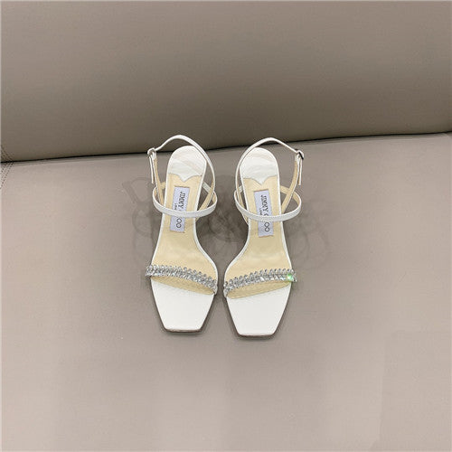 High Quality Luxury Jimmy Choo Meira Heel Sandals alternate view