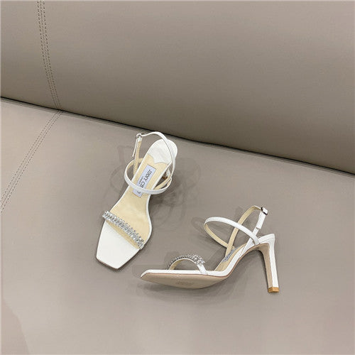 High Quality Luxury Jimmy Choo Meira Heel Sandals product detail