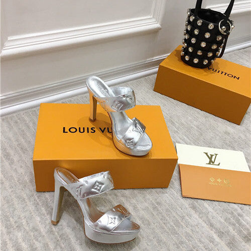 High Quality Luxury LV Platform High Heels Sandals – Style 53475 product detail