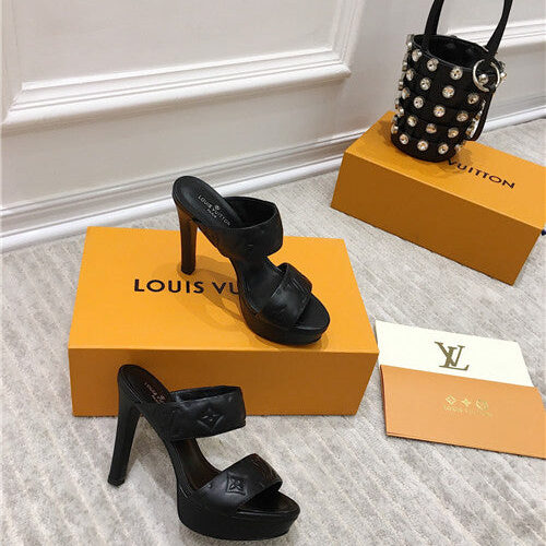 High Quality Luxury LV Platform High Heels Sandals – Style 22403