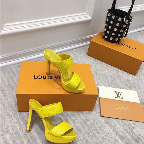 High Quality Luxury LV Platform High Heels Sandals – Style 56867