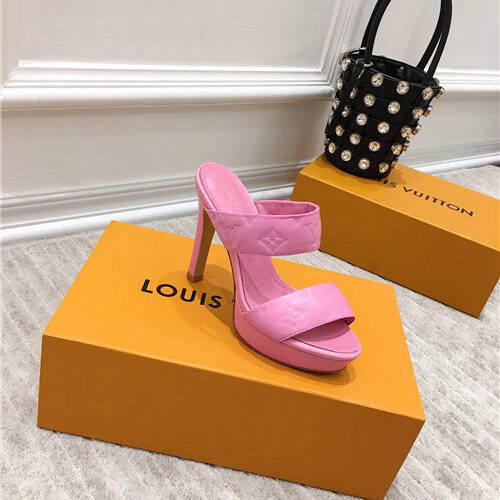 High Quality Luxury LV Platform High Heels Sandals product detail