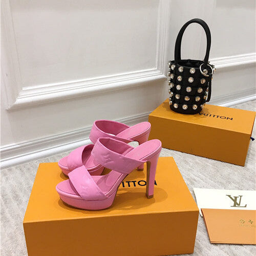 High Quality Luxury LV Platform High Heels Sandals product detail