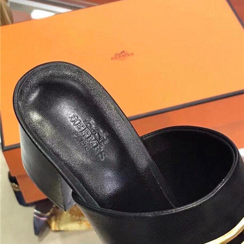 High Quality Luxury Hermes Blossom Mule Slippers product detail