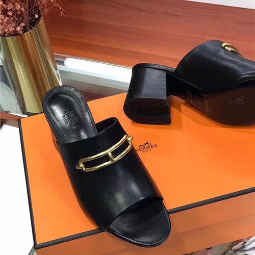 High Quality Luxury Hermes Blossom Mule Slippers product detail