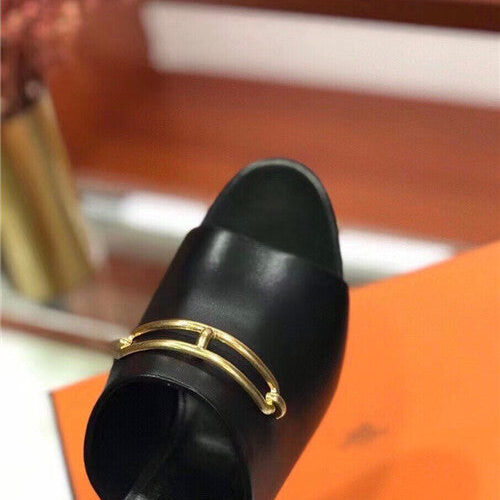 High Quality Luxury Hermes Blossom Mule Slippers product detail