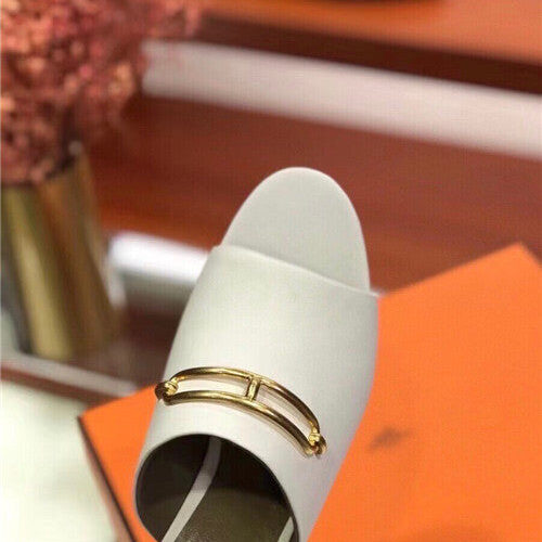 High Quality Luxury Hermes Blossom Mule Slippers – Style 14659 product detail