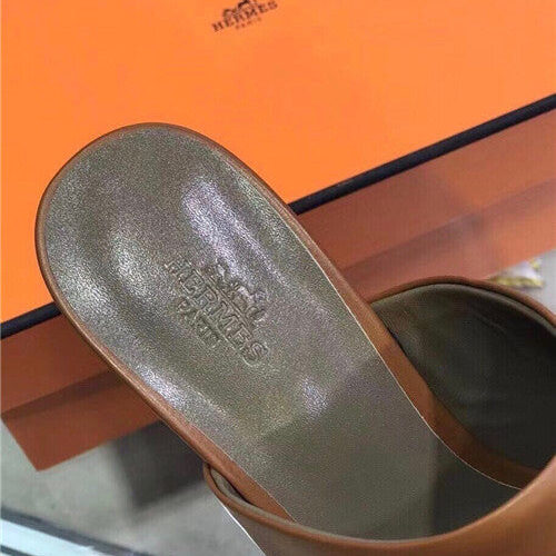 High Quality Luxury Hermes Blossom Mule Slippers – Style 49123 product detail