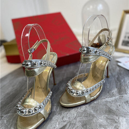 High Quality Luxury Christian Louboutin Bead Heel Sandals – Style 75764 product detail