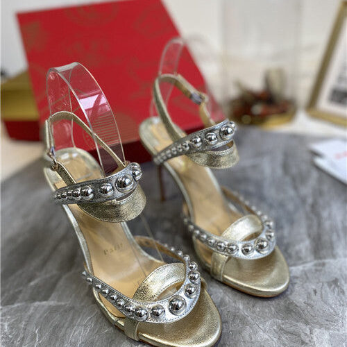 High Quality Luxury Christian Louboutin Bead Heel Sandals – Style 75764
