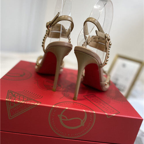 High Quality Luxury Christian Louboutin Bead Heel Sandals – Style 44692 product detail