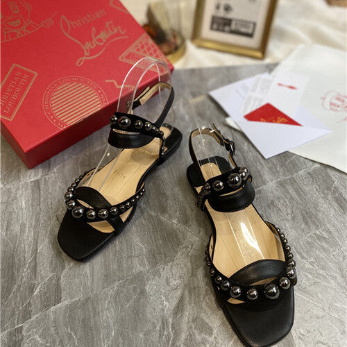High Quality Luxury Christian Louboutin Bead Sandals alternate view