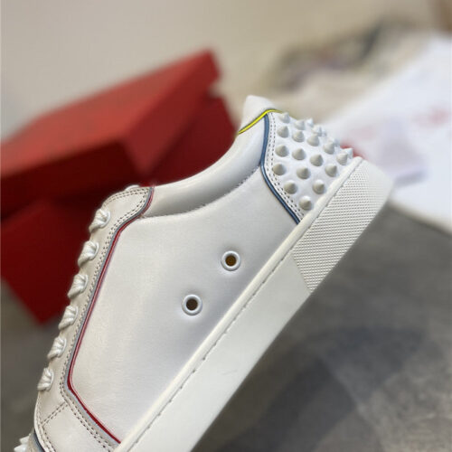 High Quality Luxury Christian Louboutin Louis Junior Spikes Sneakers – Style 71700 product detail