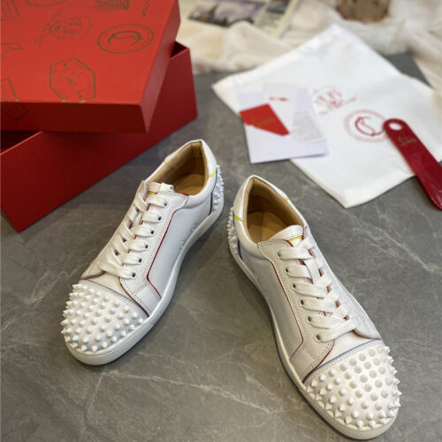 High Quality Luxury Christian Louboutin Louis Junior Spikes Sneakers – Style 71700