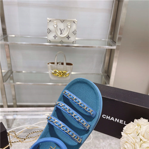 High Quality Luxury Chanel Chain Platform Sandals – Style 44582 product detail