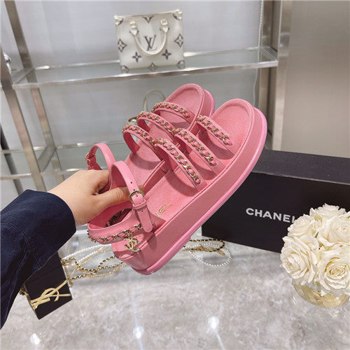 High Quality Luxury Chanel Chain Platform Sandals – Style 47974 product detail