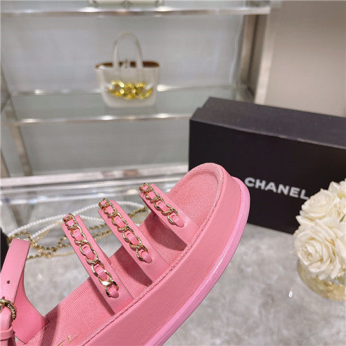 High Quality Luxury Chanel Chain Platform Sandals – Style 47974 product detail