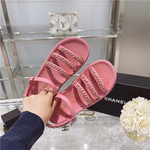 High Quality Luxury Chanel Chain Platform Sandals – Style 47974 product detail