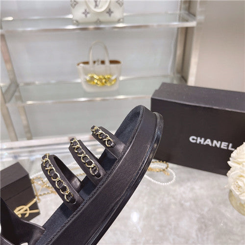 High Quality Luxury Chanel Chain Platform Sandals – Style 53062 product detail