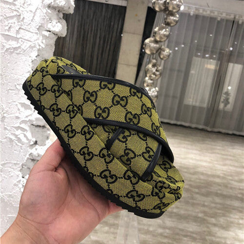 High Quality Luxury Gucci GG Platform Slippers product detail