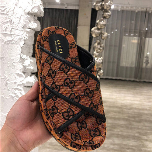 High Quality Luxury Gucci GG Platform Slippers – Style 43443 product detail