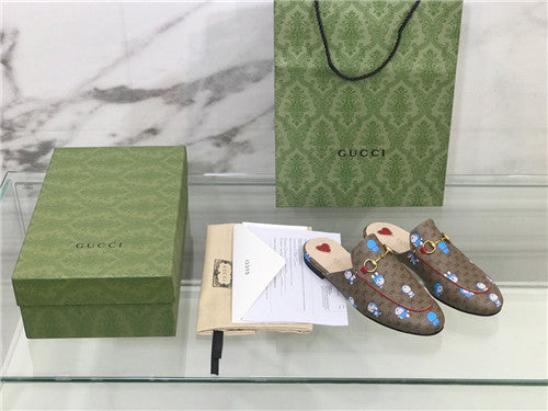 High Quality Luxury Gucci GG Multicolor Slippers – Style 81299