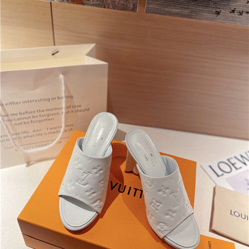 High Quality Luxury LV Heel Slippers Sandals alternate view