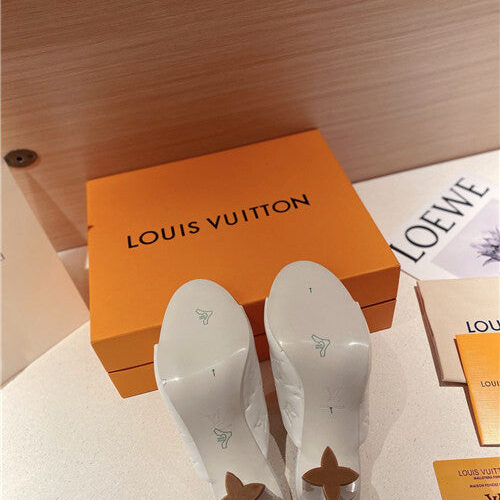 High Quality Luxury LV Heel Slippers Sandals product detail