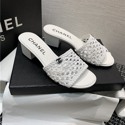 High Quality Luxury Chanel High Heel Sandals Slippers
