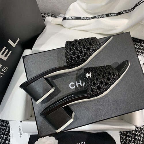 High Quality Luxury Chanel High Heel Sandals Slippers – Style 70086 product detail
