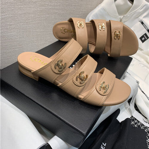 High Quality Luxury Chanel Flat Sandals Slippers – Style 52294