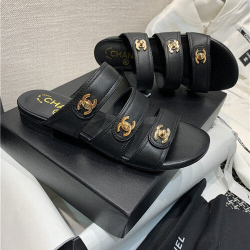 High Quality Luxury Chanel Flat Sandals Slippers – Style 47206