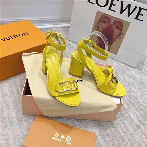 High Quality Luxury LV High Heel Sandals – Style 74435