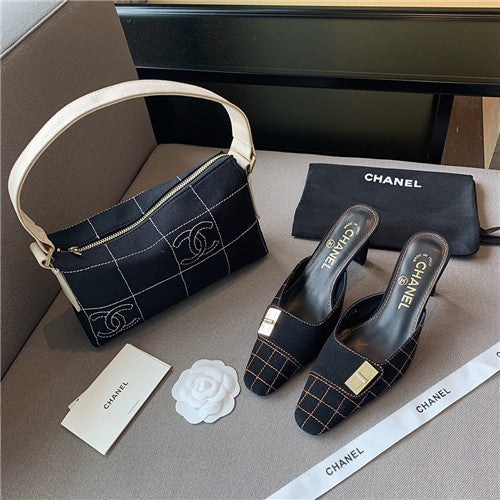 High Quality Luxury Chanel High Heel Sandals Slippers – Style 11334 alternate view
