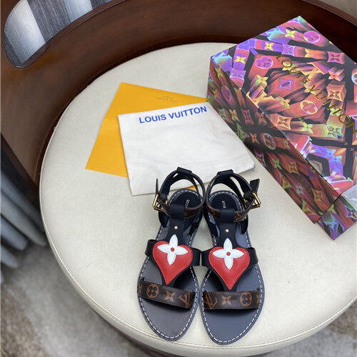 High Quality Luxury LV Flat Sandals – Style 31555