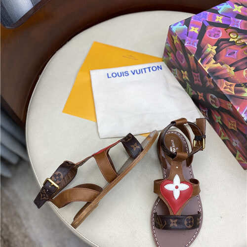 High Quality Luxury LV Flat Sandals product detail