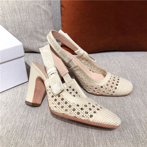 High Quality Luxury Dior Block Heels Sandals – Style 37990